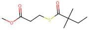 Methyl 3-((2,2-dimethylbutanoyl)thio)propanoate