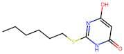 2-Hexylsulfanyl-6-hydroxy-3H-pyrimidin-4-one