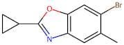 6-Bromo-2-cyclopropyl-5-methylbenzo[d]oxazole