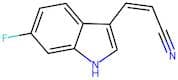 (Z)-3-(6-fluoro-1H-indol-3-yl)acrylonitrile