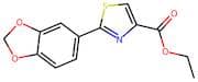 Ethyl 2-(benzo[d][1,3]dioxol-5-yl)thiazole-4-carboxylate