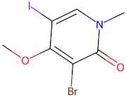 3-Bromo-5-iodo-4-methoxy-1-methylpyridin-2(1H)-one