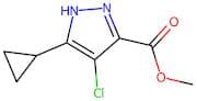 Methyl 4-chloro-5-cyclopropyl-1H-pyrazole-3-carboxylate