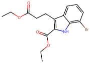 7-Bromo-3-(2-ethoxycarbonyl-ethyl)-1H-indole-2-carboxylic acid ethyl ester