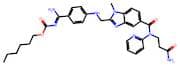 (E)-Hexyl (amino(4-(((5-((3-amino-3-oxopropyl)(pyridin-2-yl)carbamoyl)-1-methyl-1H-benzo[d]imidazo…