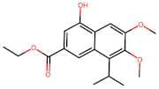 Ethyl 4-hydroxy-8-isopropyl-6,7-dimethoxy-2-naphthoate