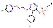 N-[5-(4-Bromophenyl)-6-[2-[(5-chloro-2-pyrimidinyl)oxy]ethoxy]-4- pyrimidinyl]-N'-propylsulfamide