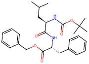 D-Phenylalanine, N-[N-[(1,1-dimethylethoxy)carbonyl]-D-leucyl]-, phenylmethyl ester