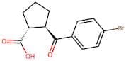 (1R,2R)-2-(4-bromobenzoyl)cyclopentane-1-carboxylic acid