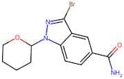 3-Bromo-1-(tetrahydro-2H-pyran-2-yl)-1H-indazole-5-carboxamide