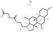 Glycine, N-[(3α,5β,7α,12α)-3,7,12-trihydroxy-24-oxocholan-24-yl]-, monosodium salt, monohydrate