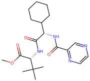 Methyl (2S)-2-(2-cyclohexyl-2-(pyrazine-2-carboxamido)acetamido)-3,3-dimethylbutanoate