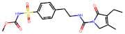 Methyl (4-(2-(3-ethyl-4-methyl-2-oxo-2,5-dihydro-1H-pyrrole-1-carboxamido)ethyl)phenyl)sulfonylcar…