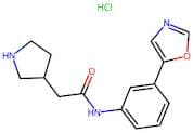 N-(3-Ooxazol-5-yl)phenyl)-2-(pyrrolidin-3-yl)acetamide hydrochloride