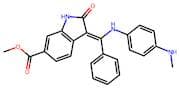 (Z)-Methyl 3-(((4-(methylamino)phenyl)amino)(phenyl)methylene)-2-oxoindoline-6-carboxylate (Ninted…