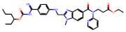 Ethyl 3-(2-(((4-(N-((hexan-3-yloxy)carbonyl)carbamimidoyl)phenyl)amino)methyl)-1-methyl-N-(pyridin…