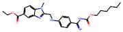 Ethyl 2-(((4-(N-((hexyloxy)carbonyl)carbamimidoyl)phenyl)amino)methyl)-1-methyl-1H-benzo[d]imidazo…
