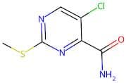 5-Chloro-2-(methylthio)pyrimidine-4-carboxamide