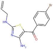 (2-(Allylamino)-4-aminothiazol-5-yl)(4-bromophenyl)methanone