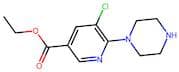 Ethyl 5-chloro-6-(piperazin-1-yl)nicotinate