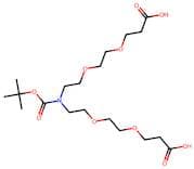 N-Boc-N-bis(PEG2-acid)