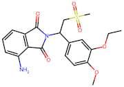 4-Amino-2-[1-(3-ethoxy-4-methoxyphenyl)-2-(methylsulfonyl)ethyl]-1H-isoindole-1,3(2H)-dione