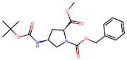 1-Benzyl 2-methyl (2S,4S)-4-{[(tert-butoxy)carbonyl]amino}pyrrolidine-1,2-dicarboxylate