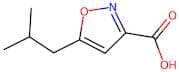 5-(2-Methylpropyl)-3-isoxazolecarboxylic acid