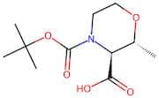 (2R,3S)-4-(tert-Butoxycarbonyl)-2-methylmorpholine-3-carboxylic acid
