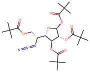 (2S,3R,4S,5S)-5-((R)-1-Azido-2-(pivaloyloxy)ethyl)tetrahydrofuran-2,3,4-triyl tris(2,2-dimethylpro…