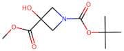 1-tert-Butyl 3-methyl 3-hydroxyazetidine-1,3-dicarboxylate