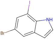 5-Bromo-7-iodo-1H-indole
