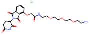 Thalidomide-O-amido-PEG3-C2-NH2 (hydrochloride)