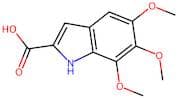 5,6,7-Trimethoxy-1H-indole-2-carboxylic acid