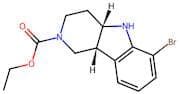 (4aS,9bR)-Ethyl 6-bromo-3,4,4a,5-tetrahydro-1H-pyrido[4,3-b]indole-2(9bH)-carboxylate
