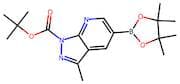 tert-Butyl 3-methyl-5-(4,4,5,5-tetramethyl-1,3,2-dioxaborolan-2-yl)-1H-pyrazolo[3,4-b]pyridine-1-c…