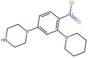 1-(4-Nitro-3-piperidin-1-ylphenyl)piperazine