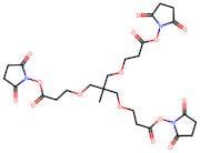 m-C-tri(CH2-PEG1-NHS ester)