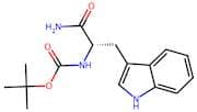 tert-Butyl (s)-(1-amino-3-(1h-indol-3-yl)-1-oxopropan-2-yl)carbamate