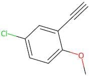 4-Chloro-2-ethynyl-1-methoxybenzene