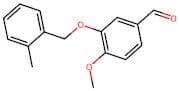 4-Methoxy-3-((2-methylbenzyl)oxy)benzaldehyde
