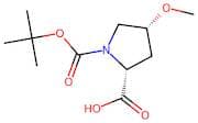 (2R,4R)-1-(tert-Butoxycarbonyl)-4-methoxypyrrolidine-2-carboxylic acid