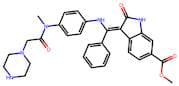 (Z)-Methyl 3-(((4-(N-methyl-2-(piperazin-1-yl)acetamido)phenyl)amino)(phenyl)methylene)-2-oxoindol…