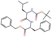 L-Phenylalanine, N-[N-[(1,1-dimethylethoxy)carbonyl]-D-leucyl]-, phenylmethyl ester
