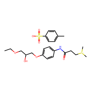 (3-((4-(3-Ethoxy-2-Hydroxypropoxy)Phenyl)Amino)-3-Oxopropyl)Dimethylsulfonium 4-Methylbenzenesulfo…