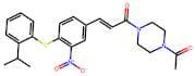 (E)-1-(4-Acetylpiperazin-1-Yl)-3-(4-((2-Isopropylphenyl)Thio)-3-Nitrophenyl)Prop-2-En-1-One