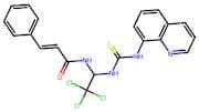 (E)-N-(2,2,2-Trichloro-1-(3-(Quinolin-8-yl)Thioureido)Ethyl)Cinnamamide