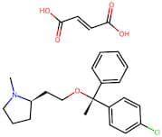 (R)-2-(2-((R)-1-(4-Chlorophenyl)-1-Phenylethoxy)Ethyl)-1-Methylpyrrolidine Fumarate