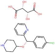 (S)-2-((4-Chlorophenyl)(Piperidin-4-Yloxy)Methyl)Pyridine (2R,3R)-2,3-Dihydroxysuccinate
