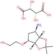 2-((3aR,4S,6R,6aS)-6-Amino-2,2-Dimethyltetrahydro-3aH-Cyclopenta[d][1,3]Dioxol-4-Yloxy)Ethanol L-T…